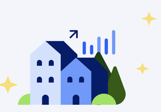 Illustration: properties and market growth